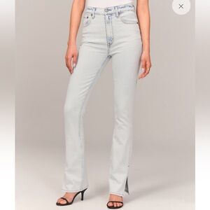 Abercrombie & Fitch - Curve Love Slim Straight Ultra High Rise Jean, 25L